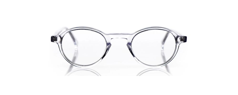 Eyebobs 'Bitty Witty' Round Eyeglasses, Blue and Purple Demi | Available As Readers, Blue Light, Prescription, Sunglasses, & Bifocal Glasses